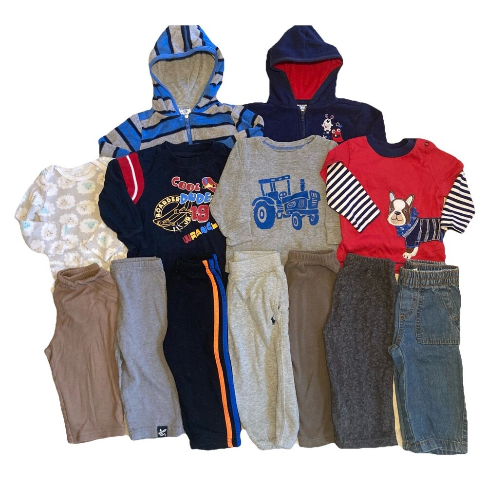 Boys 9-12M Infant Outfit Set (13 PCs)